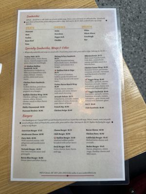 Menu photo 1 Sandwich Deck Anchorage, AK