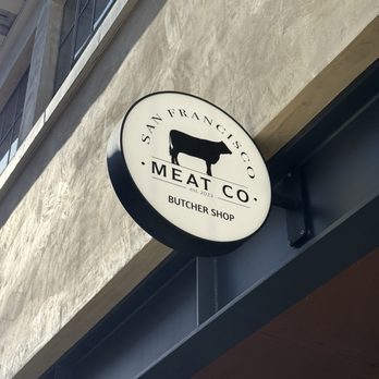San Francisco Meat Co - Exterior signage of the business - Butcher Near Me - San Francisco, California San Francisco Meat Co - Exterior signage of the business - Butcher Near Me - San Francisco, California