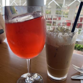 Ruby Slipper Metairie - Cranberry mimosa & boozy iced coffee yum - Breakfast & Brunch Near Me - Metairie, Louisiana
