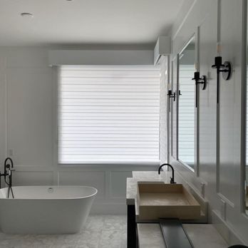 Heritage Custom Shutters - Dual shade. - Shades & Blinds Near Me