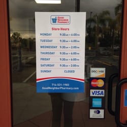 Audrey Pharmacy - Hours