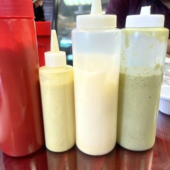 Chicken Palace - Table sauces - Peruvian Near Me - Edison, New Jersey Chicken Palace - Table sauces - Peruvian Near Me - Edison, New Jersey