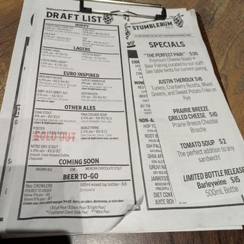 Stumblebum Beer - Menus - Brewpubs Near Me - Troy, Michigan Stumblebum Beer - Menus - Brewpubs Near Me - Troy, Michigan