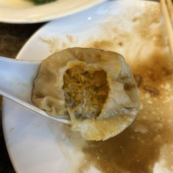 Joe's Shanghai - Crab Meat with Pork Meat Soup Dumplings - Shanghainese Near Me - New York, New York Joe's Shanghai - Crab Meat with Pork Meat Soup Dumplings - Shanghainese Near Me - New York, New York