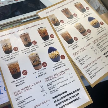 Biao Sugar - Menu - Bubble Tea Near Me - New York, New York Biao Sugar - Menu - Bubble Tea Near Me - New York, New York