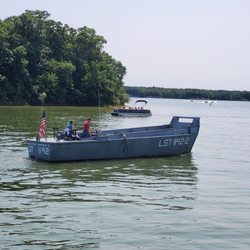Findlay Marina - Landing craft that is slipped at Findlay Marina.
