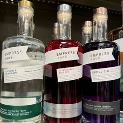 Publix Liquors - Ohhhhh, I love Empress 1908 Indigo Gin. Want to try the Cucumber Lemon Gin!!!