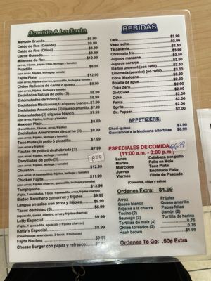 Menu photo 3 Letty's Café Brownsville, TX Menu photo 3 Letty's Café Brownsville, TX