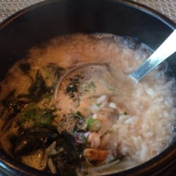 Jardin Iwaki - A seafood congee-style soup.