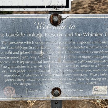 Lakeside Linkage Preserve - Parks Near Me - Lakeside, California