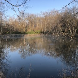 White Lick Creek Trail - Pond right off the trail