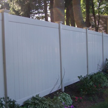 Clini Fence - 6ft high Privacy White Vinyl - Fences & Gates Near Me