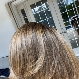 Highlight on darker hair this time. Highlight on darker hair this time.