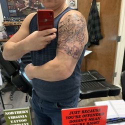 Northern Virginia Tattoo - Freshly inked, Right out of the chair. Northern Virginia Tattoo. SAS