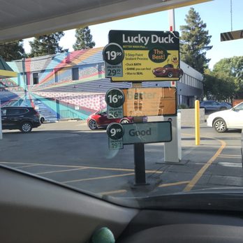 Quick Quack Car Wash - Pics from inside the car I know so fancy - Car Wash Near Me - Sacramento, California