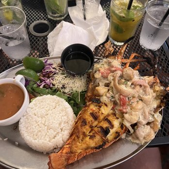La Parrilla - Best meal I had in Puerto Rico. Lobster was enormous! - Latin American Near Me - Luquillo, Puerto Rico La Parrilla - Best meal I had in Puerto Rico. Lobster was enormous! - Latin American Near Me - Luquillo, Puerto Rico