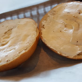 The Nosh Cafe - Plain bagel with plain cream cheese - Bagels Near Me - Phoenix, Arizona