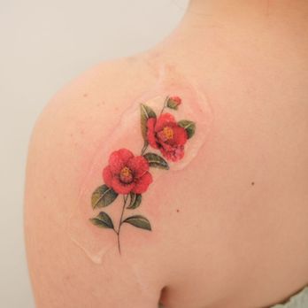 Hello Tattoo - Tsubaki - Tattoo Near Me - San Mateo, California