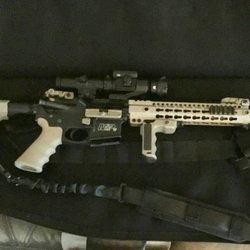 Southland Gun Works - Actual photo of my AR AFTER Southland custom job