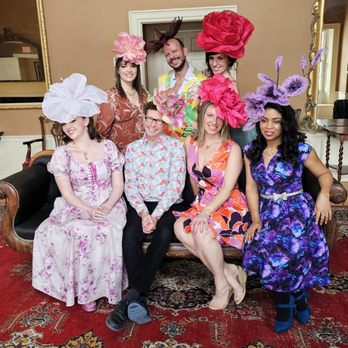 Hamilton Hall - Volunteers for our photoshoot for An Evening in Bloom - our new floral-themed spring ball - Party & Event Planning Near Me - Salem, Massachusetts