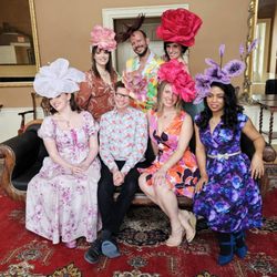 Hamilton Hall - Volunteers for our photoshoot for An Evening in Bloom - our new floral-themed spring ball