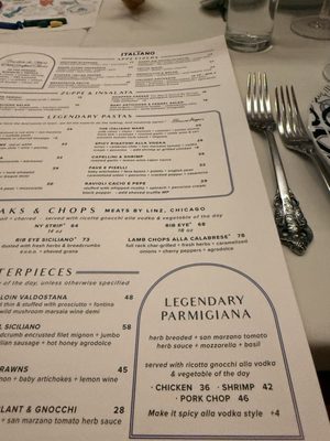 Menu photo 1 The Italiano Scottsdale, AZ