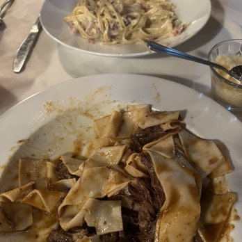 La Terraza Di Roma - Red wine braised short rib pasta and carbonara - Italian Near Me - Puerto Vallarta, JAL La Terraza Di Roma - Red wine braised short rib pasta and carbonara - Italian Near Me - Puerto Vallarta, JAL