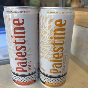 Stormy cafe - Palestine Cola & Orange Soda - Halal Near Me - Jersey City, New Jersey