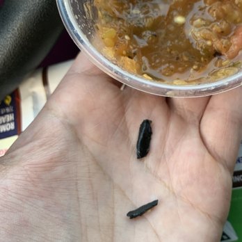 Chipotle Mexican Grill - Salsa with rubber - Mexican Near Me - Pinole, California