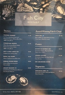 Menu photo 6 Fish City Belfast, BFS Menu photo 6 Fish City Belfast, BFS