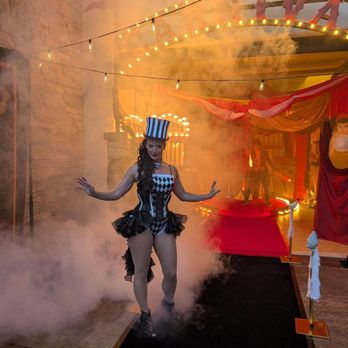 Aries Moon Circus - greeters were totally in character and I really appreciated their help - Performing Arts Near Me