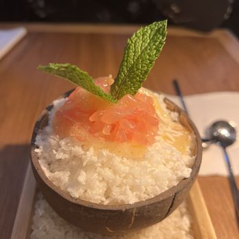 Konban - Yuzu Coconut Shaved Sorbet - Izakaya Near Me - New York, New York