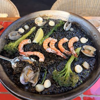 Telefèric Barcelona - Paella Negra!! - Spanish Near Me - Roseville, California