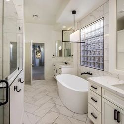 The Caren Team - Master bath WITH a bath tub!