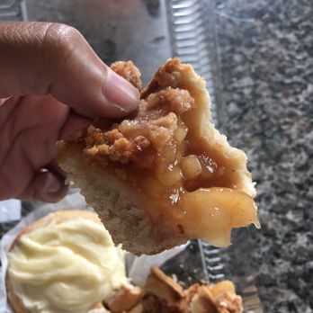 Hahn's Bakery - Wasn't bad. It was fine. This is a piece of the apple tart - Bakeries Near Me - Geneva, Illinois