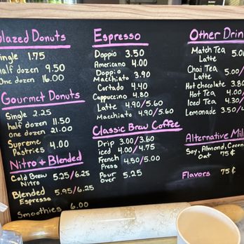 Donut Central & Fuelpresso - Coffee menu - Donuts Near Me - Winter Park, Florida