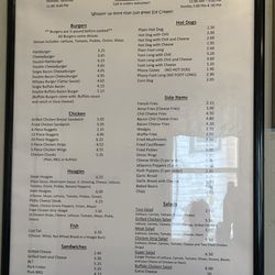 Whippy-Dip - Menu