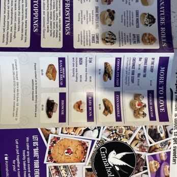 Cinnaholic - Menu 1 - Bakeries Near Me - Vineyard, Utah