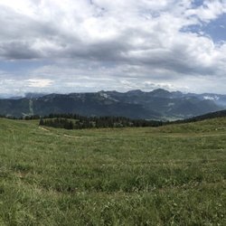Refuge du Semnoz - Vue du plateau côté Mont Blanc!