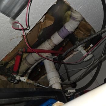 A#1 Air - Plumbing pipes. Crappy work. They call this completed - Heating & Air Conditioning/HVAC Near Me - Lewisville, Texas A#1 Air - Plumbing pipes. Crappy work. They call this completed - Heating & Air Conditioning/HVAC Near Me - Lewisville, Texas