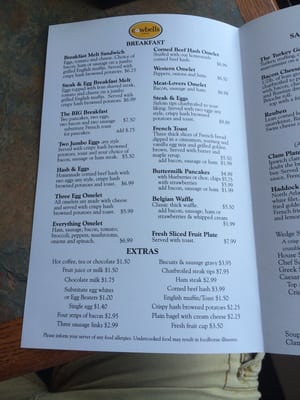 Menu photo 8 Cowbells Cafe Whitman, MA