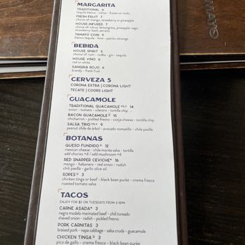 Tamayo - Happy Hour Menu - Mexican Near Me - Denver, Colorado Tamayo - Happy Hour Menu - Mexican Near Me - Denver, Colorado