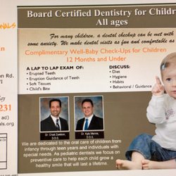 Dental Professionals - Check our Web Page regarding complimentary Well Baby Exam.
