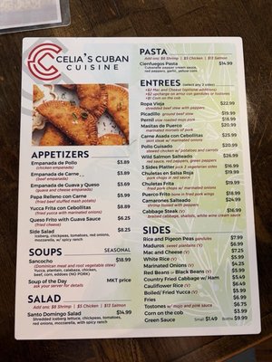 Menu photo 3 Celias Cuban Cuisine Columbia, MD Menu photo 3 Celias Cuban Cuisine Columbia, MD