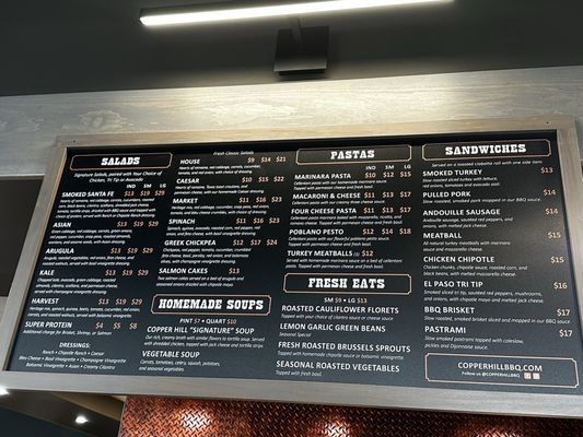 Menu photo 3 Copper Hill BBQ Valencia, CA
