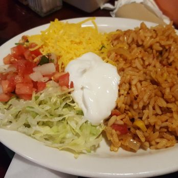 Casa Rico - My side:-) The tortillas were hidden underneath. I had to ask. - Mexican Near Me - Frederick, Maryland