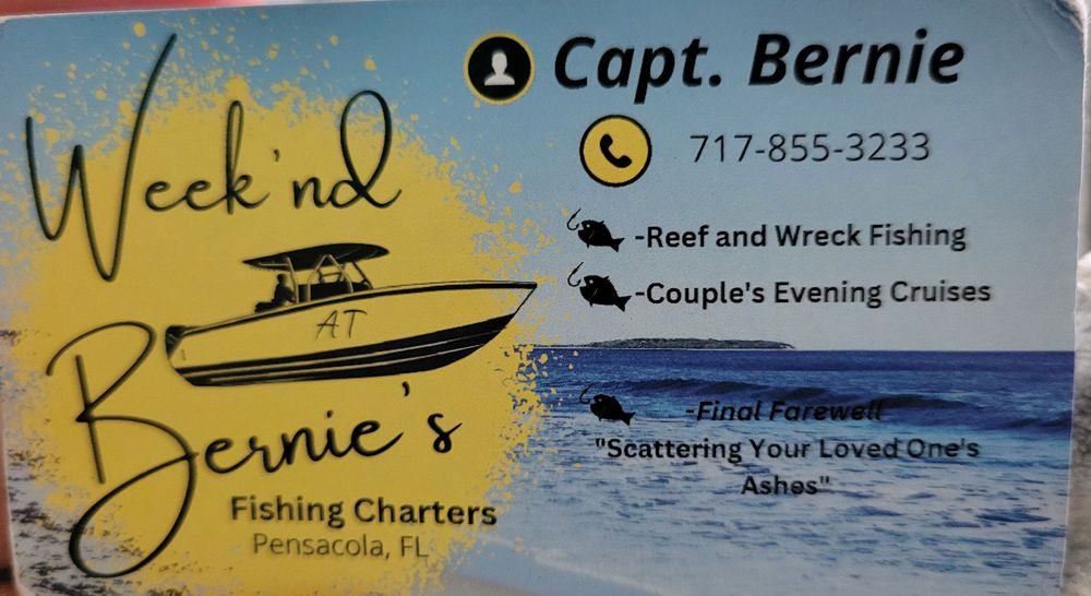Week'nd at Bernie's Fishing Charters Logo
