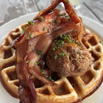 Porch Cafe - Chicken and waffles - New American Near Me - Galveston, Texas Porch Cafe - Chicken and waffles - New American Near Me - Galveston, Texas
