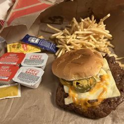 Freddy's Frozen Custard & Steakburgers - Combo #5 Jalapeño Swiss double