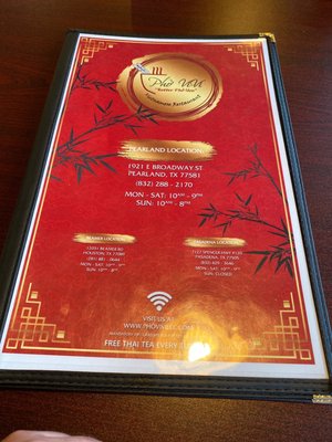 Menu photo 3 Pho Vi-Vi Pearland, TX Menu photo 3 Pho Vi-Vi Pearland, TX